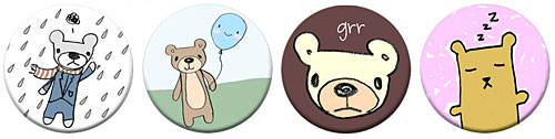 bear badges