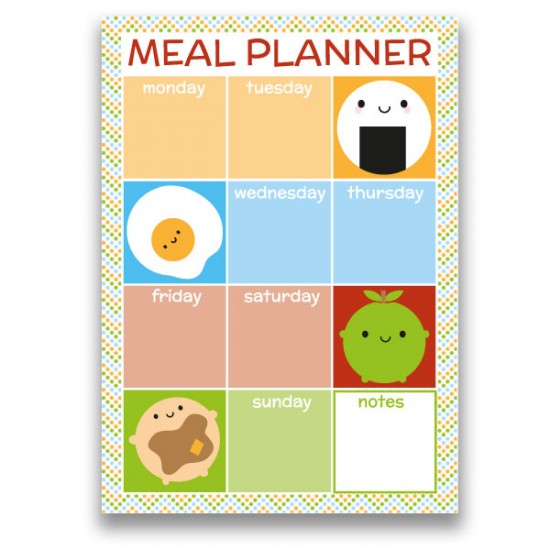 meal planner notepad