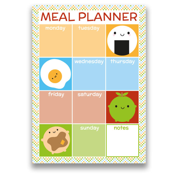 New: Meal Planner Notepads