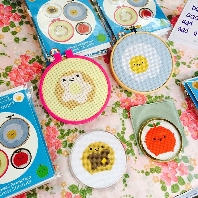 Cute Collaborations: Cross Stitch Kits