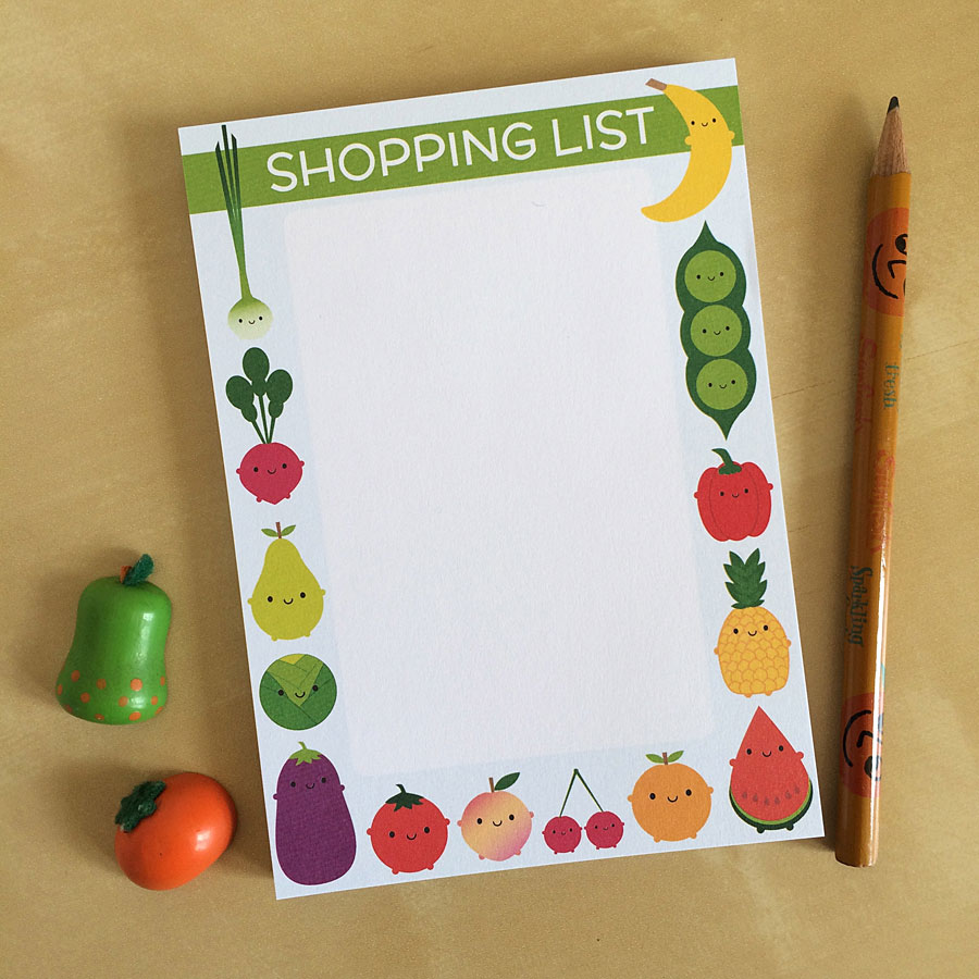 New Shopping List Pads