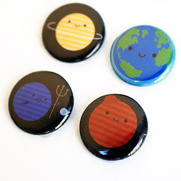 Solar System Badges at Shana Logic