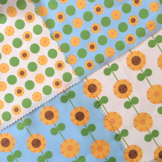 New Sunflower Fabric Patterns
