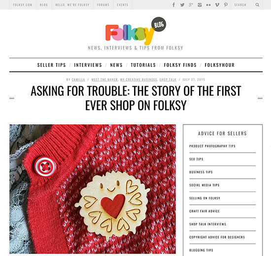 7 Years of Folksy