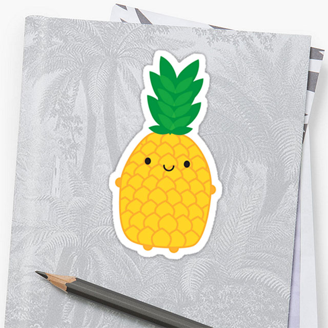pineapple sticker