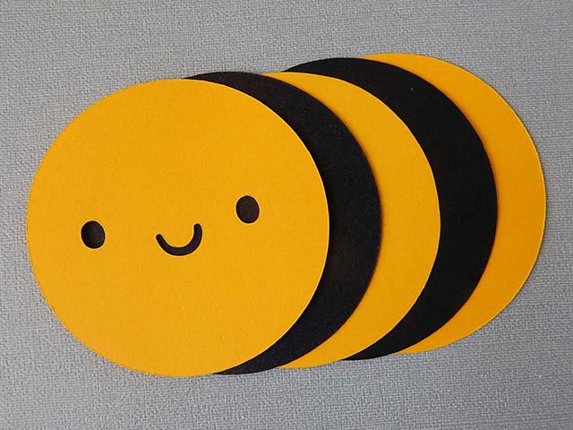 kawaii bumble bee paper cut tutorial copyright marceline smith