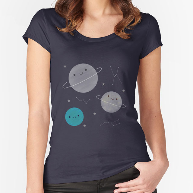 Redbubble Fitted Scoop T-Shirt