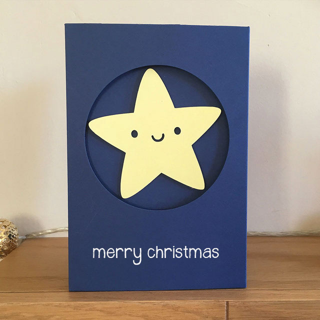 kawaii christmas cards paper crafts tutorial copyright marceline smith