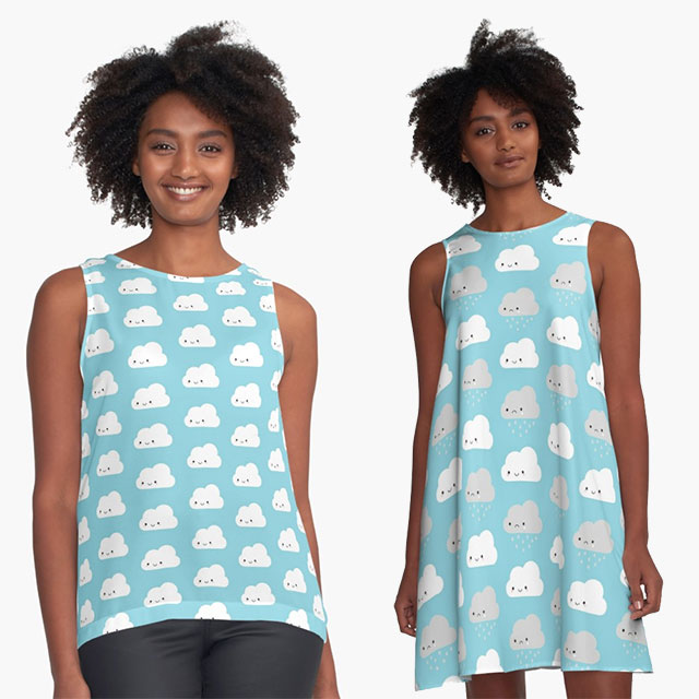 cute clouds clothing redbubble