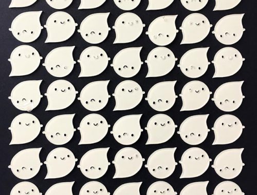 Little Ghost Brooches