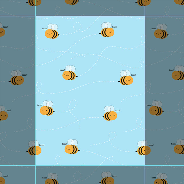 kawaii bumblebees pattern - marceline smith