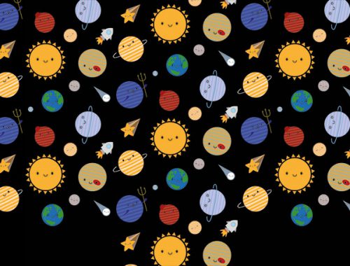 solar system pattern - marceline smith