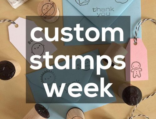 personalised custom stamps week