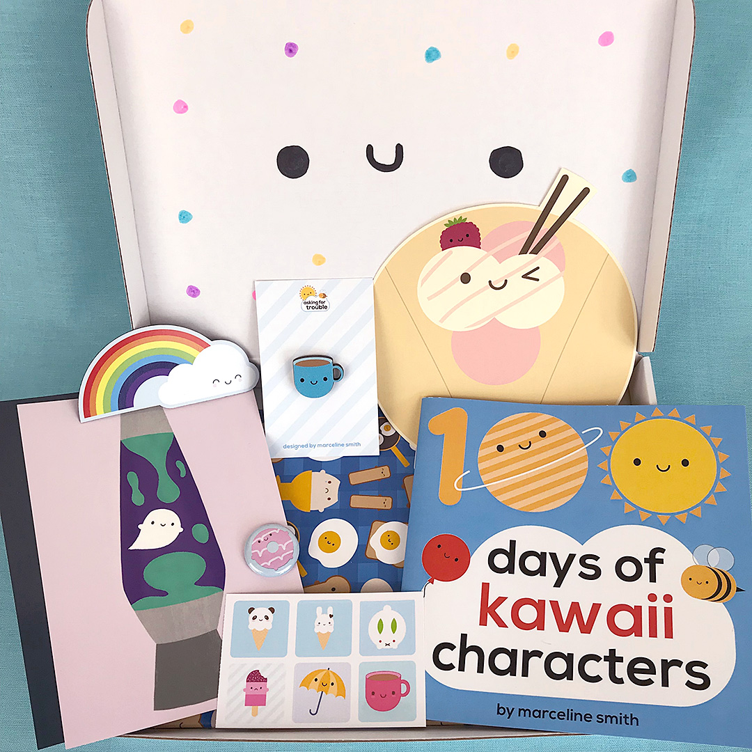 Unboxing My 100 Days of Kawaii Characters Surprise Box