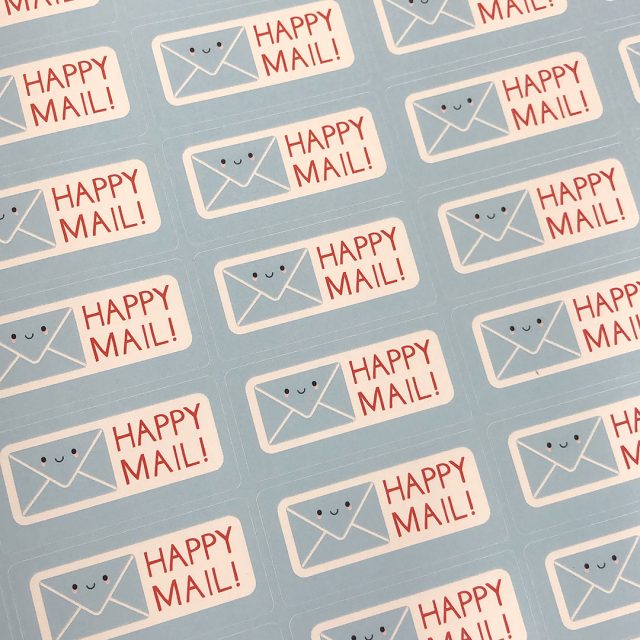 happy mail stickers