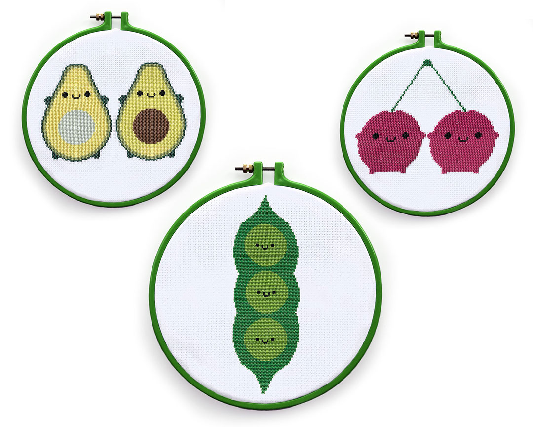 New! Fruit & Veg Cross Stitch Patterns