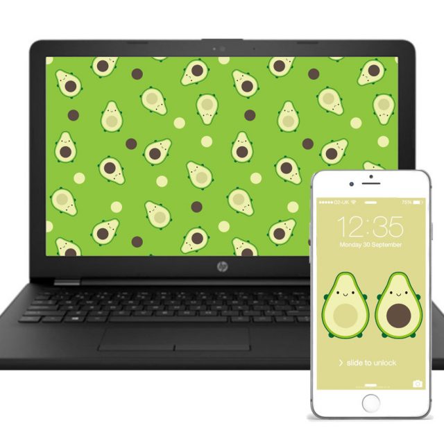 kawaii avocados wallpapers