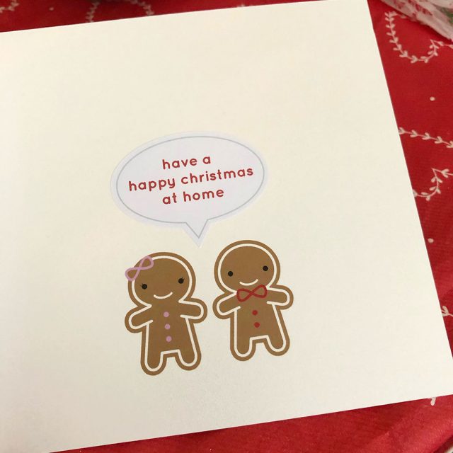 gingerbread house Christmas Card
