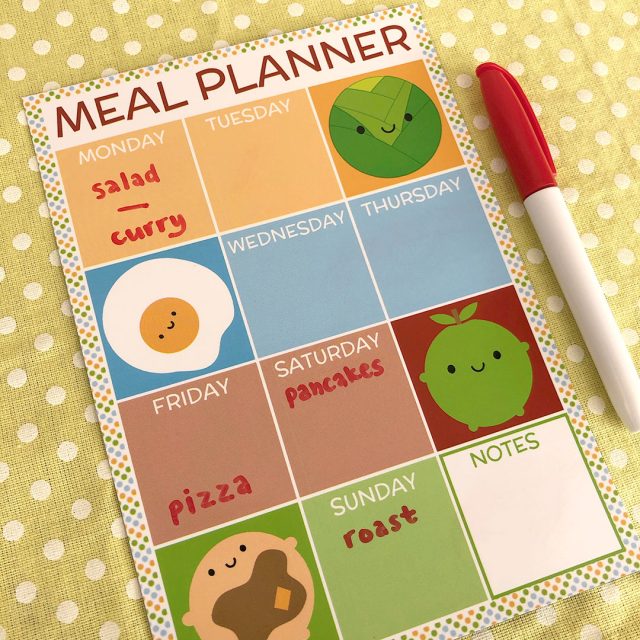 magnetic meal planner