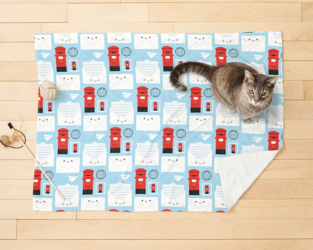 cute pet blankets at Redbubble