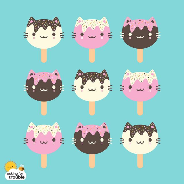 ice lolly cats