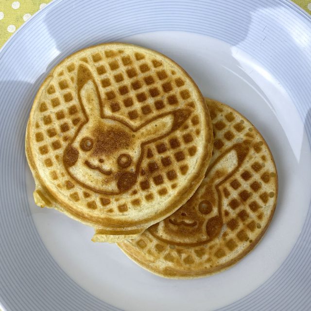 Pikachu waffles