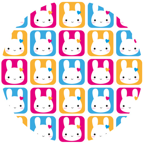 bunny squares pattern - marceline smith