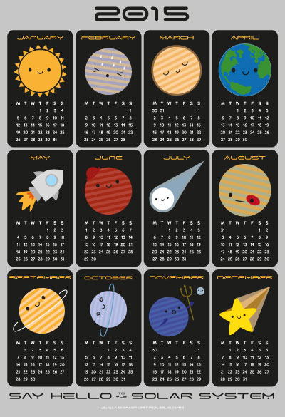 solar system calendar