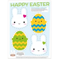 Free Easter Bunny Garland Printable - Asking For Trouble