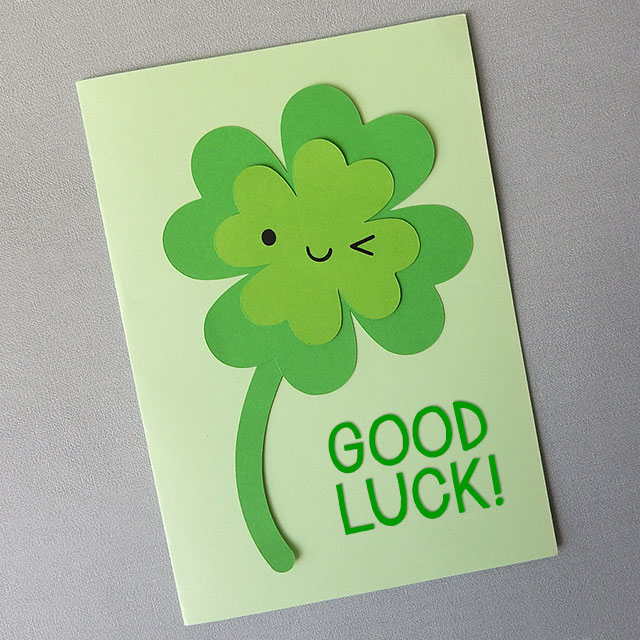 How To: Make a Paper Cut Lucky Clover Card & Decorations