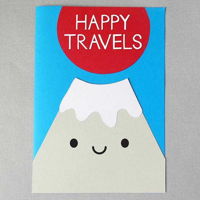 How To: Make Mt Fuji, Volcano & Mountain Cards