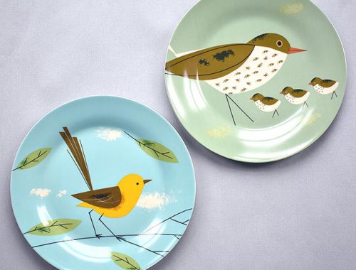 bird dinner plates
