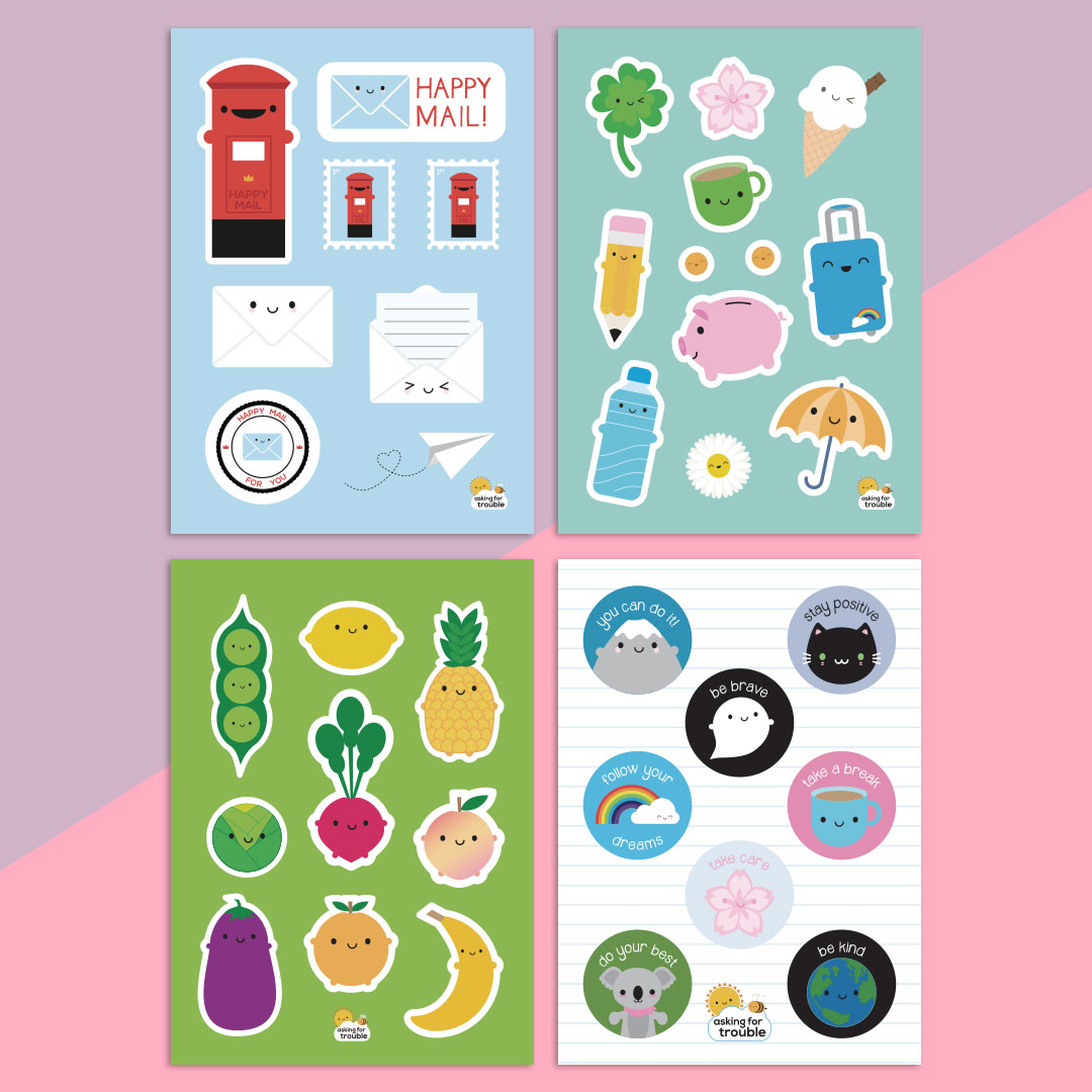 New: Happy Mail Collection & Sticker Sheets