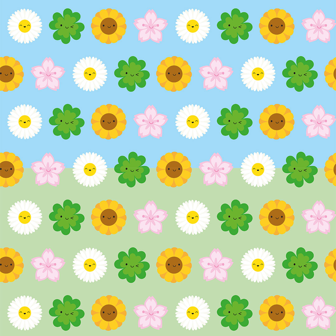 How I Designed My Spring Flowers Repeat Patterns