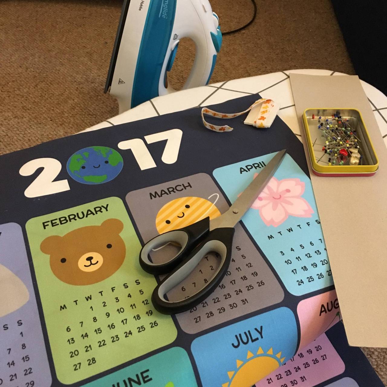 How To Make A Cut & Sew Tea Towel Calendar From Spoonflower