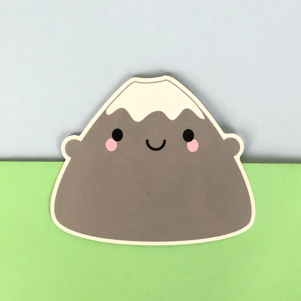 Mt Fuji vinyl sticker