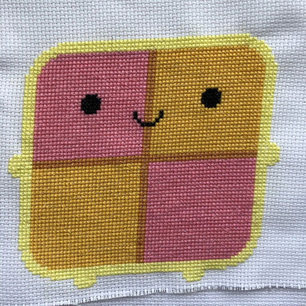 Battenberg Cake cross stitch patterns