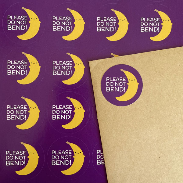 Do Not Bend Banana stickers