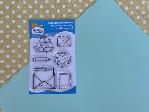 happy mail clear stamps